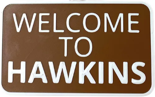 Vista 7 de Adorno navideño de Welcome to Hawkins, perfecto para fanáticos de Stranger Things, adorno decorativo de vacaciones, fabricado en los Estados Unidos