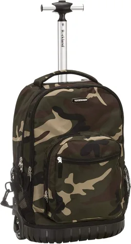 Vista 10 de Rockland, bolsa de viaje de 19 pulgadas, con ruedas., Negro), R02-BLACK
