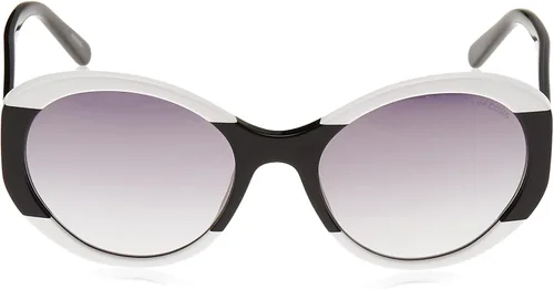 Vista 2 de Marc Jacobs Gafas de sol redondas gris SF Gold SP MARC 520S 080SFQ 56, Negro Blanco