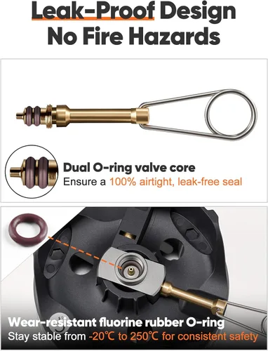 Vista 6 de Odoland 1L Heat Exchanger Backpacking and Camping Stove System