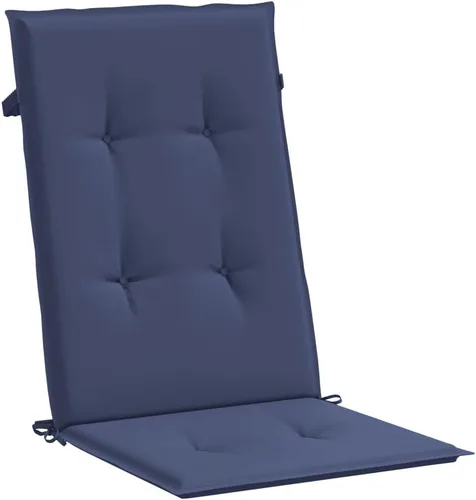 Vista 26 de Cojines para silla de jardín con respaldo alto, 2 piezas, color antracita, 47.2 x 19.7 x 1.2 pulgadas, cojines de tela para sillas de comedor