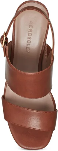 Vista 9 de Aerosoles Sandalia de tacón elegante para mujer, Marrón (Dark Tan)