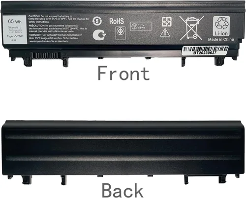 Vista 5 de Hubei VV0NF 0M7T5F 0K8HC 1N9C0 7W6K0 F49WX NVWGM CXF66 WGCW6 N5YH9 Reemplazo de batería para portátil Dell Latitude E5540 E5440 0M7T5F F49WX NVWGM