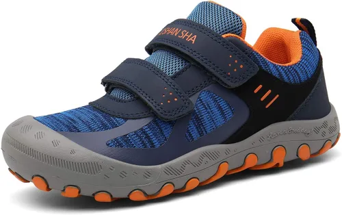 Vista 29 de Mishansha Botas de Senderismo para Niños Pequeños Niñas Niños Zapatos de Senderismo Resistentes al Agua Anti-Colisión Antideslizantes Atléticas