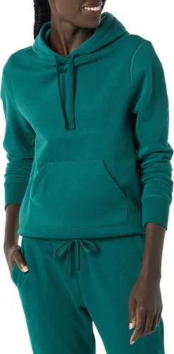 Vista 11 de Amazon Essentials Sudadera con capucha, de vellón, para mujer Negro