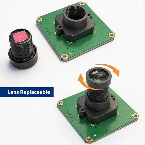 Vista 6 de Módulo de cámara Raspberry Pi 5MP 1080P OV5647 Sensor con filtro IR M12 FOV90 LEN para Raspberry Pi 5, Pi4, Pi 3 B+, Pi 3, Pi 2, Pi B+, Pi A, Pi Zero
