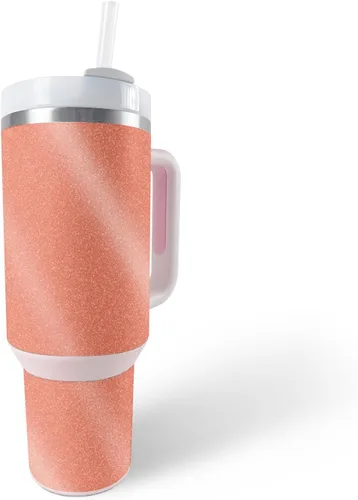 Vista 29 de MightySkins - Vaso con purpurina brillante compatible con Stanley The Quencher H2.0 FlowState de 40 onzas, morado sólido, acabado protector