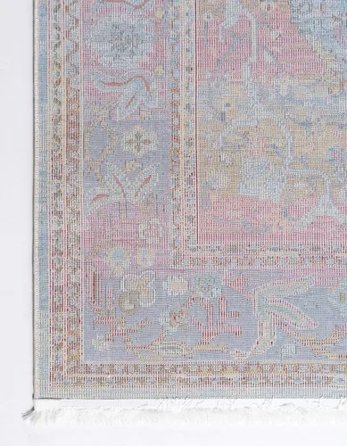 Vista 9 de Unique Loom Baracoa Collection - Alfombra Miramar (2' 2" x 3' 1", Celeste/Azul)