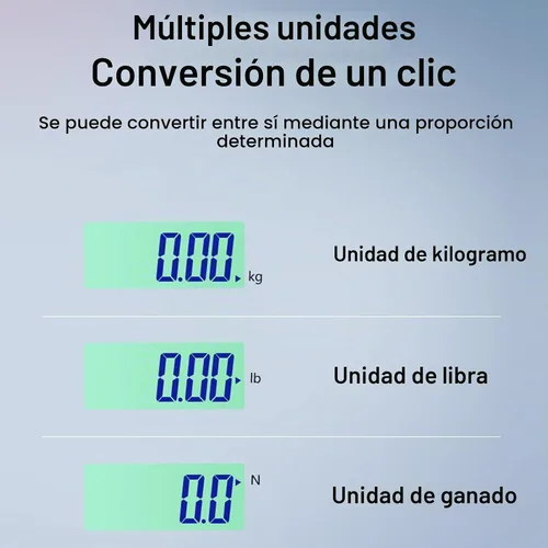 Vista 8 de Báscula digital de gancho para colgar, escala de grúa electrónica de 1102 libras, 1,102.3 lbs, pantalla LCD, báscula de peso portátil para colgar