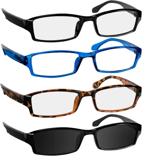 Vista 14 de TruVision Readers Gafas de lectura, bisagras de resorte cómodas para hombres y mujeres, 9501HP
