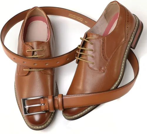 Vista 2 de CHAOREN Mens Belts Leather 1 18" for Gift Men - Perfect Companion to Mens Dress Shoes