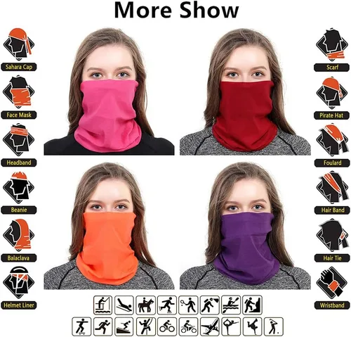 Vista 6 de VANCROWN - Cuello multiusos para hombre y mujer, úsalo como diadema, bufanda, bandana