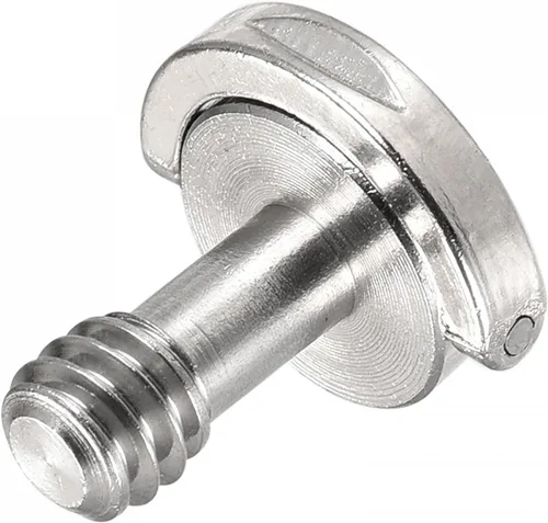 Vista 3 de uxcell Tornillo de trípode para cámara – Adaptador de tornillo de montaje macho de 1/4 pulgadas ranurado de 0.47 pulgadas de longitud para soporte