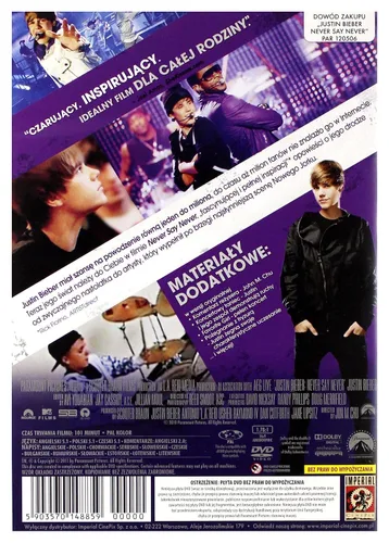Vista 3 de Justin Bieber: Never Say Never [DVD] (English audio. English subtitles)