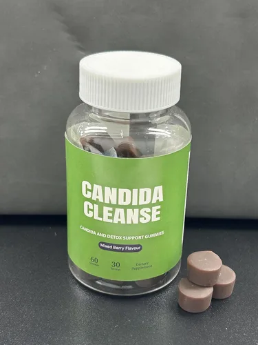 Vista 2 de Gomitas Cleanse, fórmula avanzada 10 en 1 con nogal negro, PAU D'Arco y ajenjo, 60 gomitas sin OMG