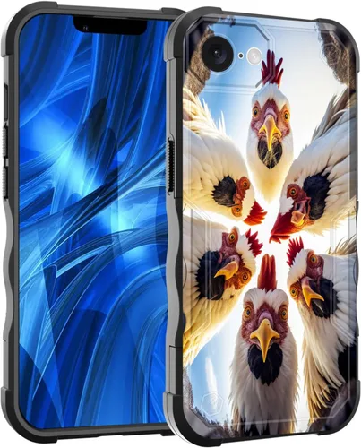 Vista 54 de Funda para iPhone Air, [doble capa] [protección contra caídas de grado militar de 10 pies] Funda resistente a prueba de golpes para iPhone Air