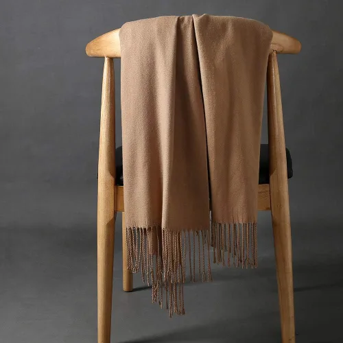 Vista 5 de HOYAYO Chal de lana Bufanda extra grande gruesa suave pashmina