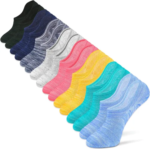 Vista 21 de IDEGG - Calcetines invisibles para hombre de corte bajo, calcetines cortos de tobillo para hombres, calcetines deportivos casuales con agarre A-8