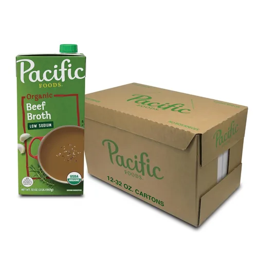 Vista 7 de Pacific Foods - Caldo de res orgánico, caja de 32 onzas