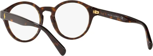 Vista 6 de Polo Ralph Lauren Ph2243 - Marco redondo para gafas graduadas para hombre Lente brillante de la HabanaDemo 48 mm