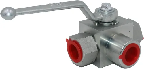 Vista 8 de Válvula hidráulica de alta presión KHB 1-1/4'' NPT, de cierre de 2 vías, válvula de bola hidráulica 4650 PSI