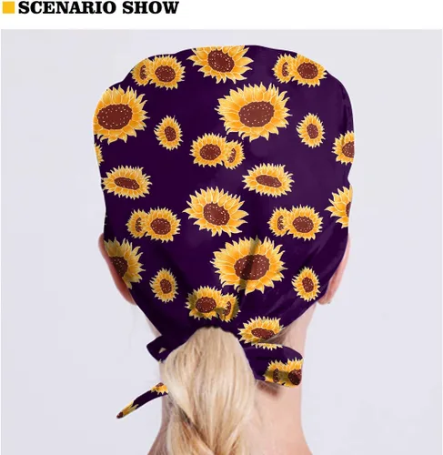 Vista 6 de JEOCODY Gorra de moda, gorro de trabajo con banda para el sudor, transpirable, para mujereshombres