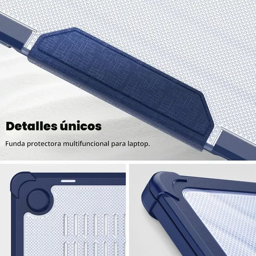Vista 7 de Funda Batianda para MacBook Air de 15 pulgadas, modelo 2025 con chip M4, versiones 2024 y 2023, modelos A3241 A3114 (M3) / A2941 (M2) - Diseño