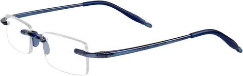 Vista 13 de Visualites Gafas de lectura rectangulares sin montura ligeras para mujeres y hombres - Modelo - VIS 8 Negro