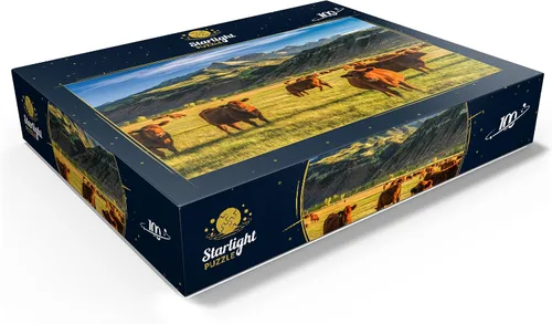 Vista 3 de MyPuzzle Fall On A Colorado Cattle Ranch Near Ridgway - Rompecabezas prémium de 100 piezas para adultos