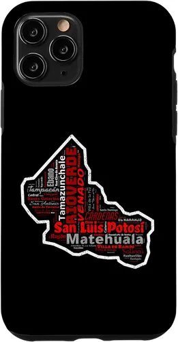 Vista 13 de iPhone 12 mini San Luis Potosí México Mapa Camiseta Ciudades Y Municipios Case