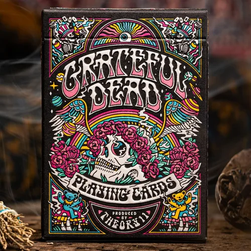 Vista 2 de theory11 Cartas Grateful Dead Baraja Premium con Ilustraciones Icónicas Temáticas de la Banda