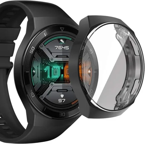 Vista 3 de Hemobllo Smart Watch Bumpers - Reloj de pantalla completa compatible con Huawei Watch GT 2e, funda delicada