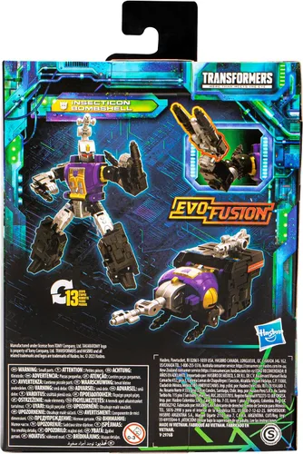 Vista 3 de Transformers Toys Legacy Evolution Deluxe Class Insecticon Bombshell Toy de 5.5 pulgadas, figura de acción para niños y niñas a partir de 8 años