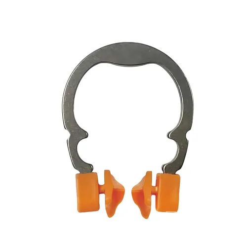 Vista 9 de Anillo de abrazadera de matrices dentales, anillo separador de anillo de sujeción elástico de níquel R2, clips de matriz contorneada seccional Azul