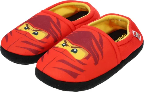 Vista 4 de LEGO Ninjago Boys 2 Piece Cotton Pajamas with Slippers