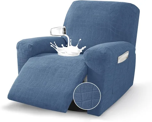 Vista 11 de MAXIJIN Fundas impermeables para sillas reclinables pequeñas de 3 piezas, fundas reclinables que se mantienen en su lugar, fundas reclinables Lazy
