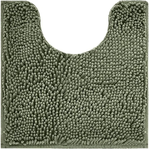 Vista 31 de Reyox Tapete de baño de felpilla, tapetes para inodoro en forma de U, tapete de baño de felpa suave, absorbente y peludo, tapete de contorno