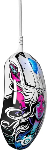 Vista 5 de SteelSeries Mouse para juegos Prime FPS Sensor óptico TrueMove Pro de 18,000 CPI 5 botones programables Interruptores ópticos magnéticos