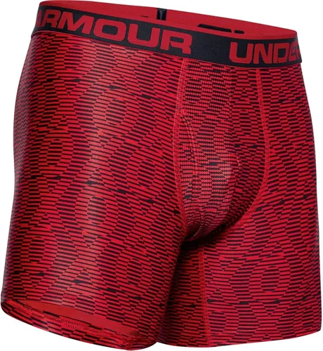 Vista 3 de Under Armour O Series 6in Novedad Breve - Hombre RojoNegro 2