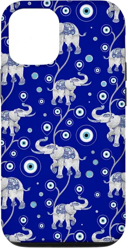 Vista 28 de Funda con dije de elefante de mala suerte para iPhone 17
