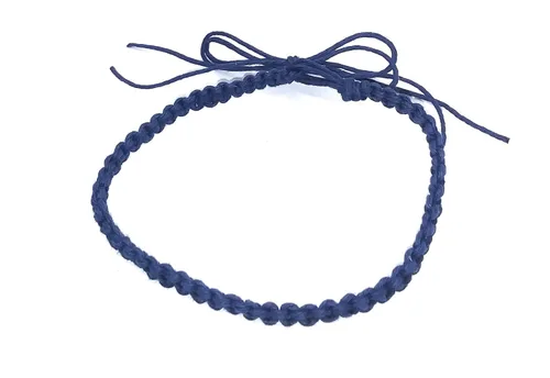 Vista 10 de Hemp Anklet Adjustable Tie On (Black)