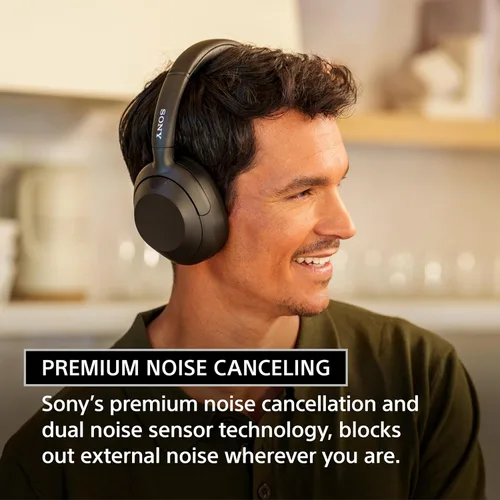 Vista 2 de Sony ULT WEAR - Auriculares Bluetooth Over-Ear con cancelación de ruido con Alexa integrado, diseño cómodo, batería de 30 horas, graves masivos