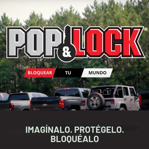 Vista 7 de Pop & Lock - Cerradura manual de puerta trasera para Dodge Ram, Negro
