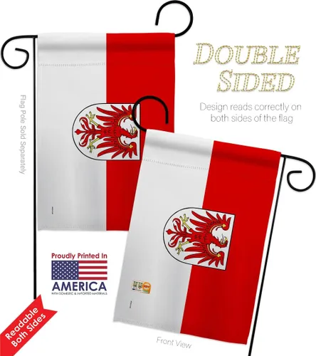 Vista 3 de Brandenburg Garden Flags 2pcs Pack Regional Germany States Central Europe Territory Old History Country Particular Area Small Decorative Gift Yard