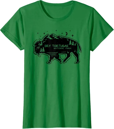 Vista 27 de Camiseta Dry Tortugas National Park Buffalo FL Cutout Florida, Blanco, S