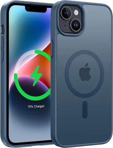 Vista 322 de FNTCASE - Funda para iPhone 16 Pro: magnética, mate, translúcida, de grado militar, protectora contra caídas, resistente, fina, duradera y a prueba