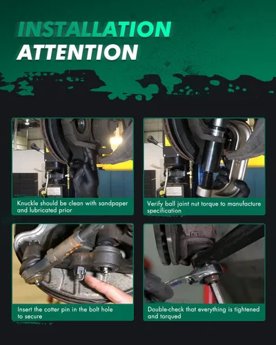 Vista 7 de SCITOO Kit de suspensión delantera de 2 piezas para Dodge Ram 1500 2002-2007 K7400
