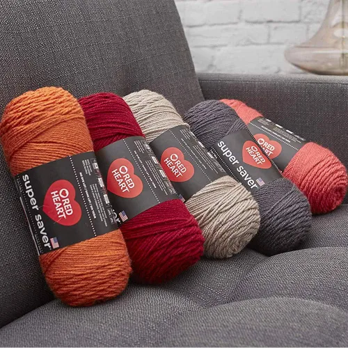Vista 3 de Compra a granel: Red Heart Super Saver - Paquete económico de 2 madejas de estambre