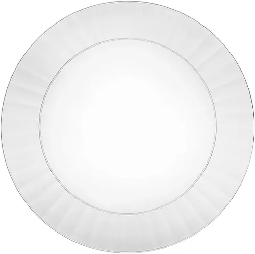Vista 10 de Party Essentials plato rectangular de plástico duro para bocadillos
