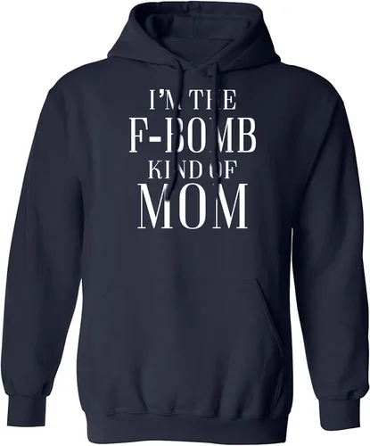 Vista 3 de zerogravitee Sudadera con capucha para adulto con texto en inglés "I'm the F-Bomb kind of Mom